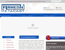 Tablet Screenshot of maheshmetacastindia.com
